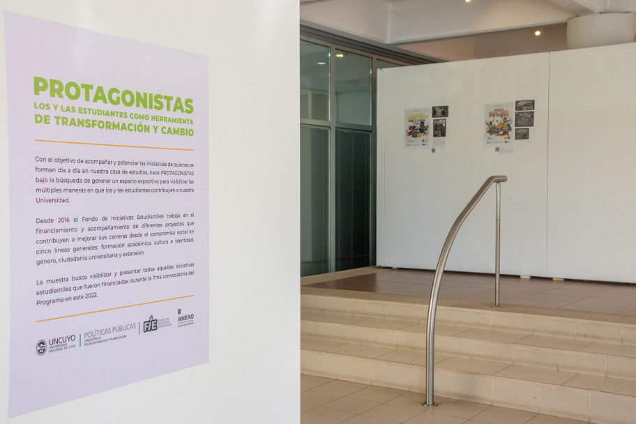 imagen Se inauguró la muestra "Protagonistas: los y las estudiantes como agentes de transformación y cambio"