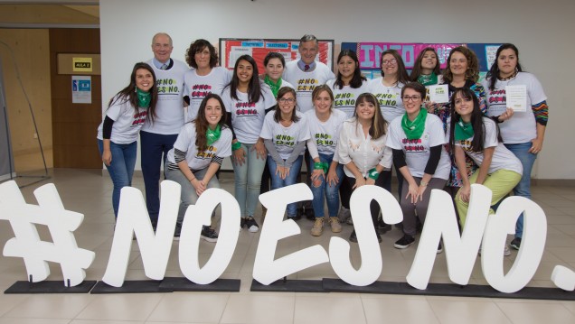 imagen "NO ES NO" es la campaña universitaria para prevenir la violencia sexista