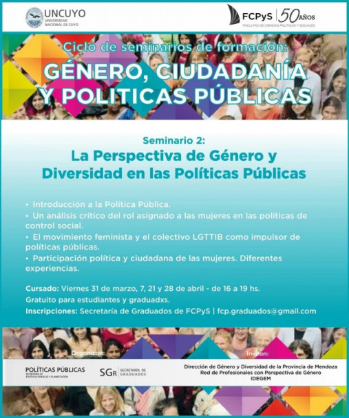 imagen Ciclo de Género, Ciudadanía y Políticas Públicas