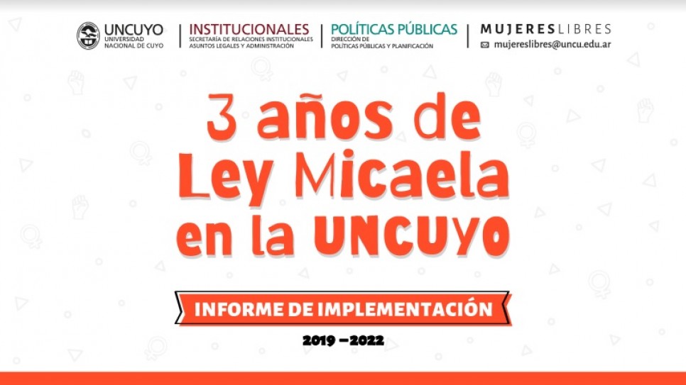 imagen Ley Micaela: a 3 años de su implementación en la UNCUYO