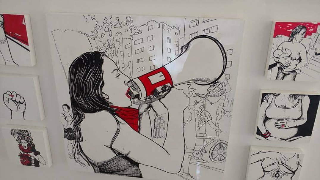 imagen Obras de arte expuestas en el espacio 