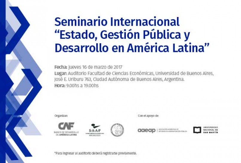imagen Seminario internacional "Estado, Gestión Pública y Desarrollo en América latina"