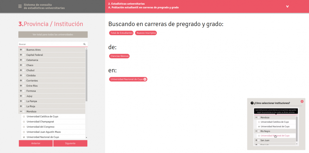 imagen Sistema de consulta y visualización de Información Estadística Universitaria