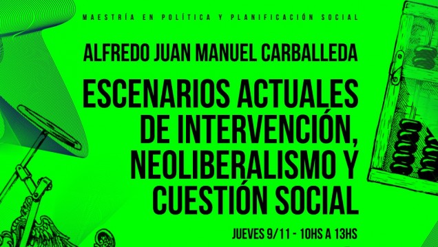 imagen Charla "Escenarios actuales de intervención, neoliberalismo y cuestión social"