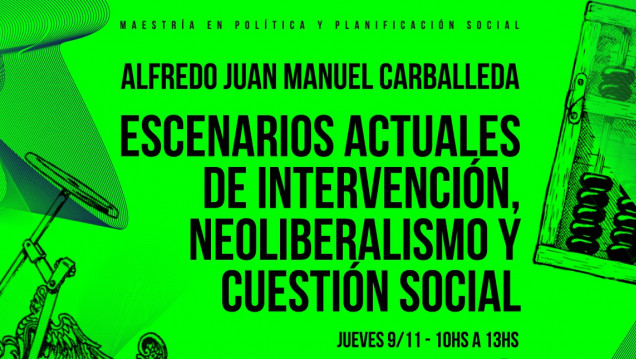 imagen Charla "Escenarios actuales de intervención, neoliberalismo y cuestión social"