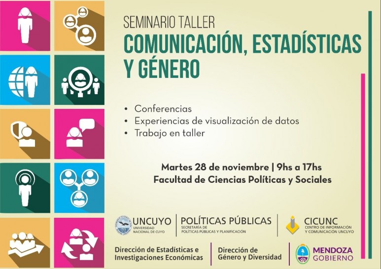 imagen Seminario Taller  "Comunicación, Estadísticas y Género"