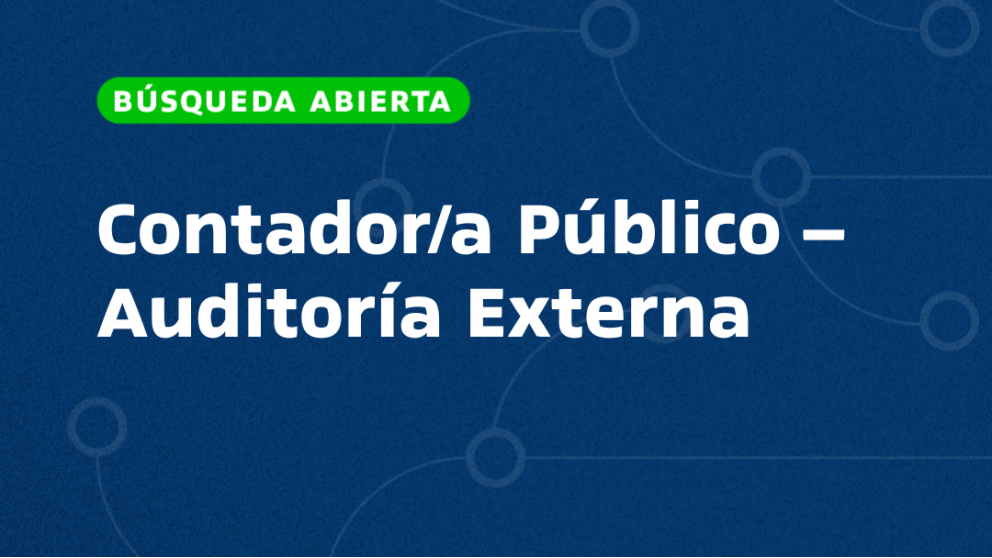 imagen Contador/a Público –  Auditoría Externa