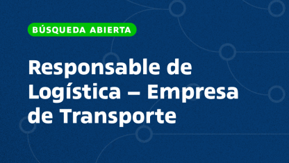 imagen Responsable de Logística – Empresa de Transporte (Maipú) 