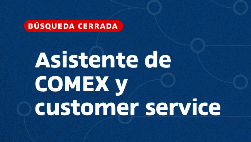 imagen Asistente de COMEX y Customer Service para Bodega