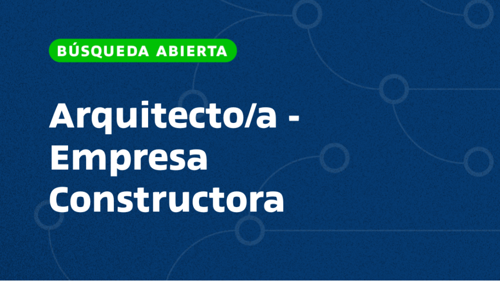 imagen Arquitecto/a - Empresa Constructora (Godoy Cruz)