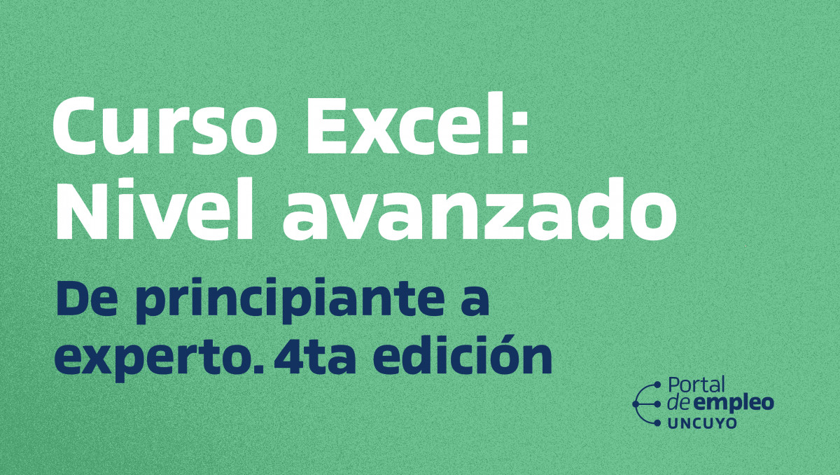 imagen Excel de principiante a experto. Nivel avanzado.