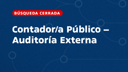 imagen Contador/a Público –  Auditoría Externa