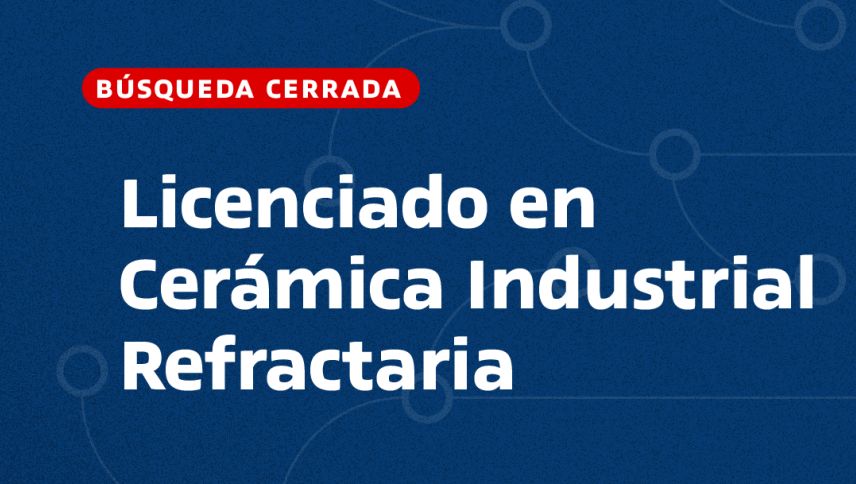 imagen Licenciado en Cerámica Industrial Refractaria