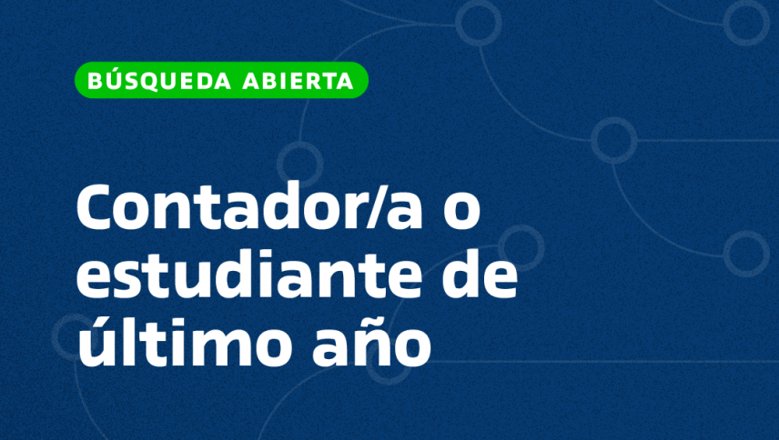 imagen Contador/a o estudiante de último año carrera contador público
