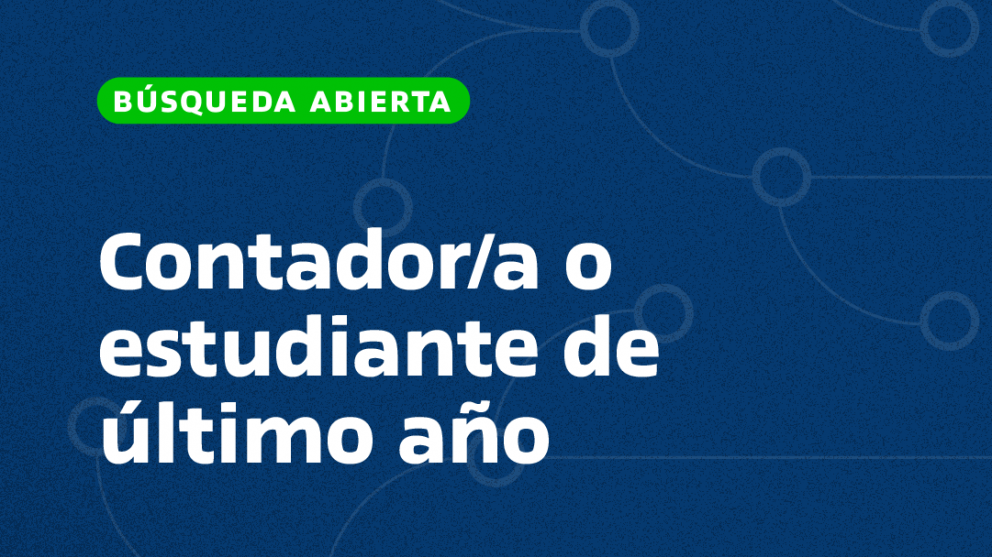 imagen Contador/a o estudiante de último año carrera contador público