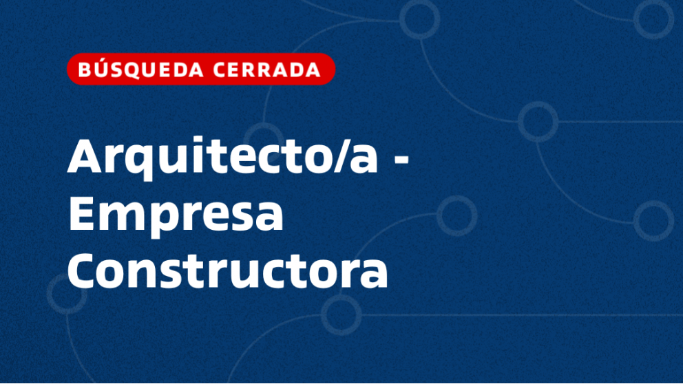 imagen Arquitecto/a - Empresa Constructora (Godoy Cruz)