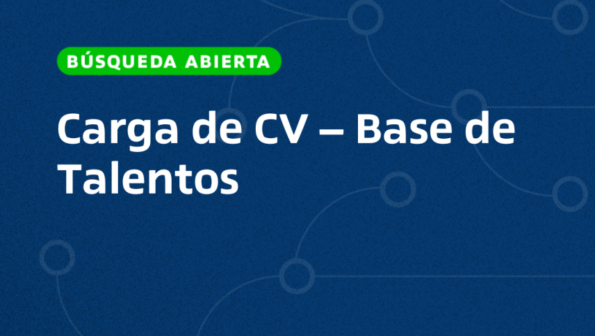 imagen Carga de CV – Base de Talentos