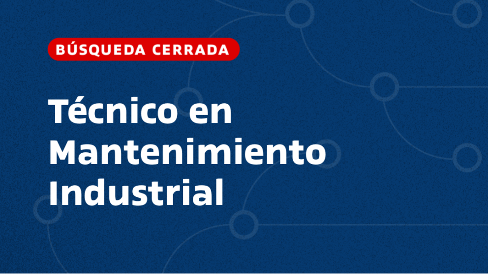 imagen Técnico en Mantenimiento Industrial - Sector Bodegas (Carrodilla, Luján de Cuyo)