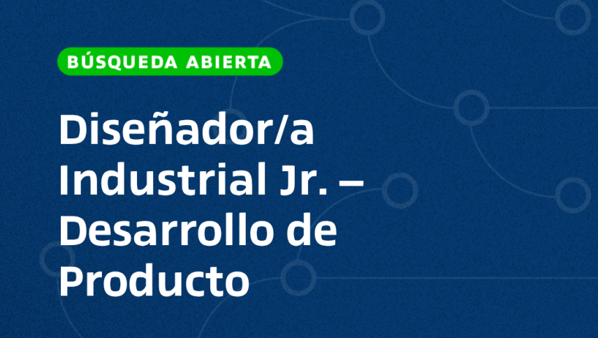 imagen Diseñador/a Industrial Jr. – Desarrollo de Producto