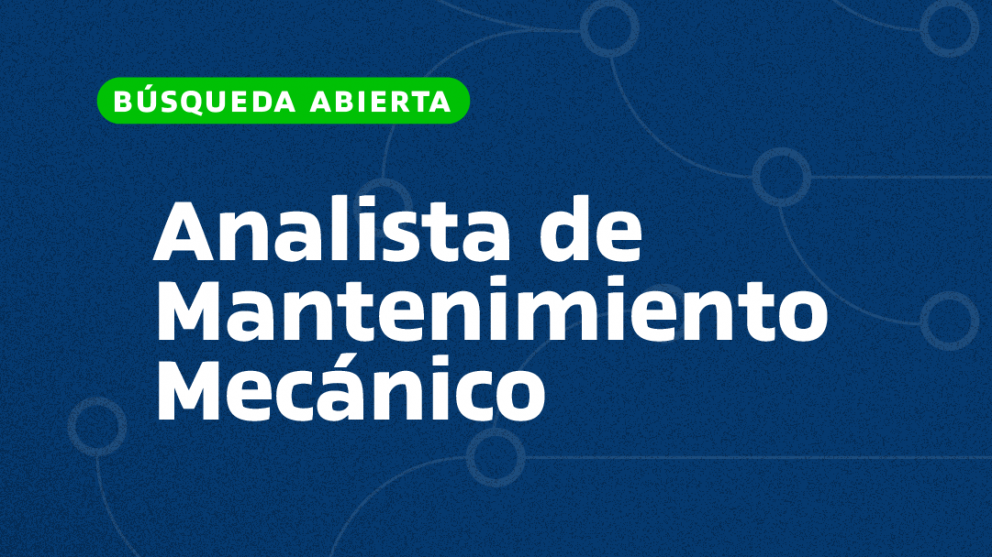 imagen Analista de Mantenimiento Mecánico