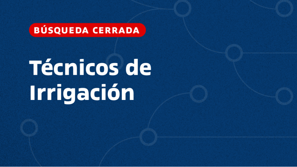 imagen Técnicos de Irrigación