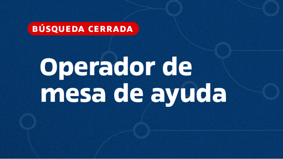 imagen Operador de Mesa de Ayuda