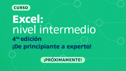 imagen Excel de principiante a experto. Nivel intermedio.