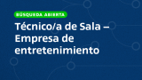 imagen Técnico/a de Sala – Empresa de entretenimiento