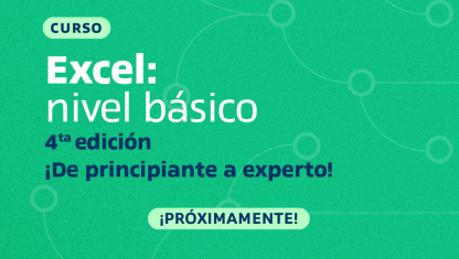 imagen Excel de principiante a experto. Nivel básico. 
