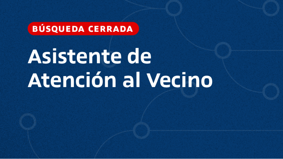 imagen Asistente de Atención al Vecino