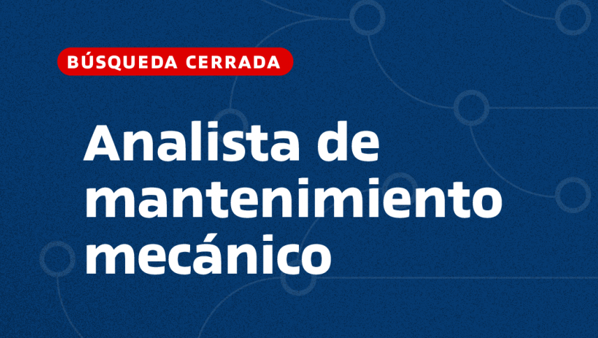 imagen Analista de Mantenimiento Mecánico