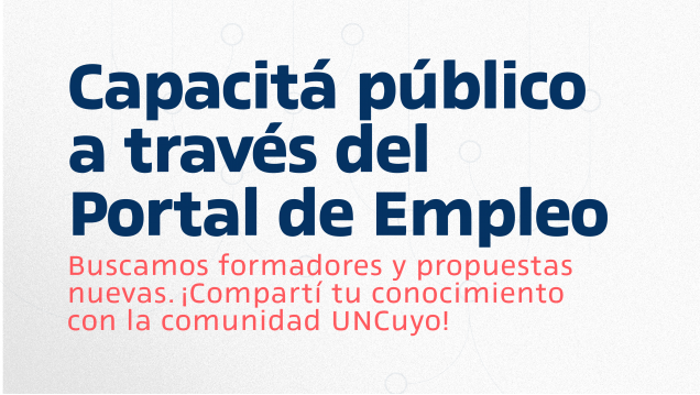 imagen ¿Querés capacitar público a través del Portal de Empleo?