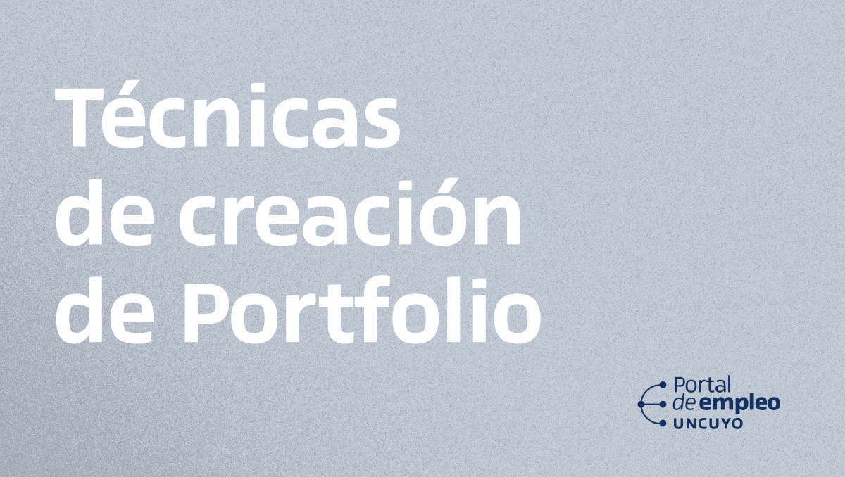 imagen Técnicas de creación de Portfolio