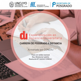 imagen Especialización en Docencia Universitaria