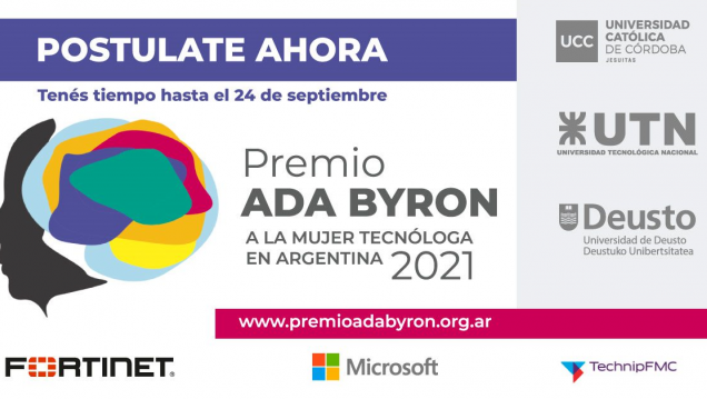 imagen Premio Ada Byron a las mujeres tecnólogas en Argentina