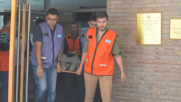 imagen La UNCUYO realizó un simulacro de evacuación para edificios públicos y educativos