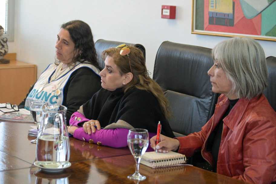imagen Rectora de la UNCUYO se reunió con representantes de FADIUNC