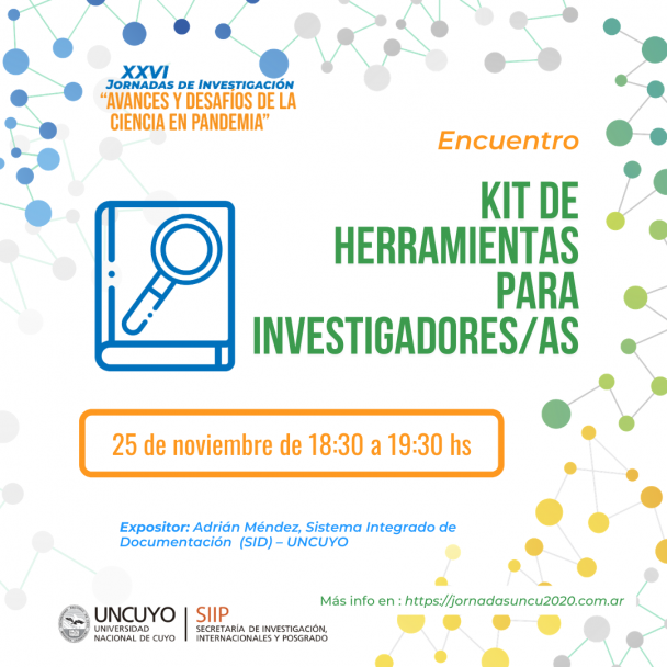 imagen Jornadas de Investigación: conocé el cronograma del evento científico de la UNCUYO