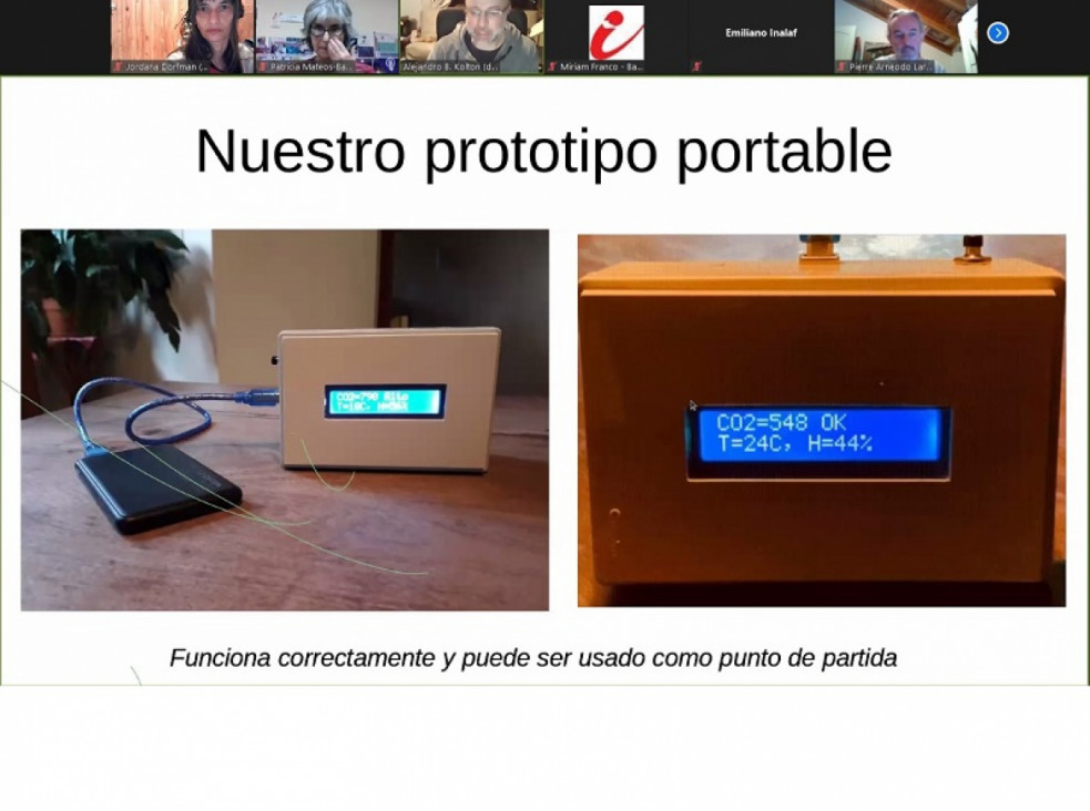 imagen Prevención de COVID-19: capacitaron en el control de la calidad del aire con medidores caseros