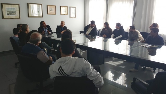 imagen Autoridades se reunieron con estudiantes de Licenciatura en Higiene y Seguridad