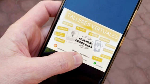 imagen Centro de Jubilados y Pensionados adaptó sus actividades al formato virtual