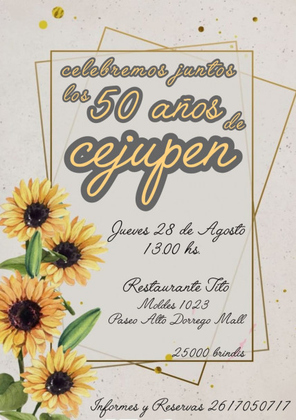 imagen Cejupen cumple 50 años 