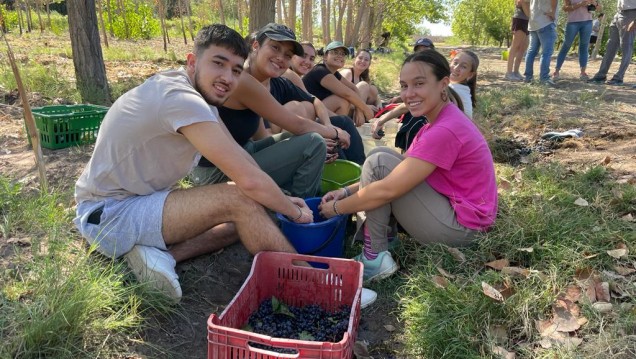 imagen UNCUYO cosmopolita: estudiantes franceses estuvieron en el Liceo Agrícola para conocer la cultura vitivinícola