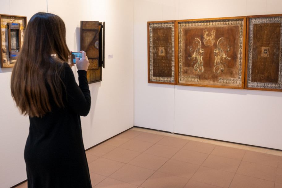 imagen "Una obra, una historia", la muestra que inauguró la artista visual Olga Campassi