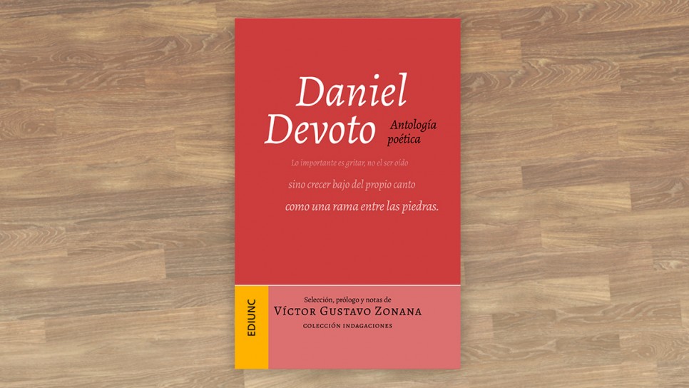imagen La poesía de Daniel Devoto en un libro de la Ediunc