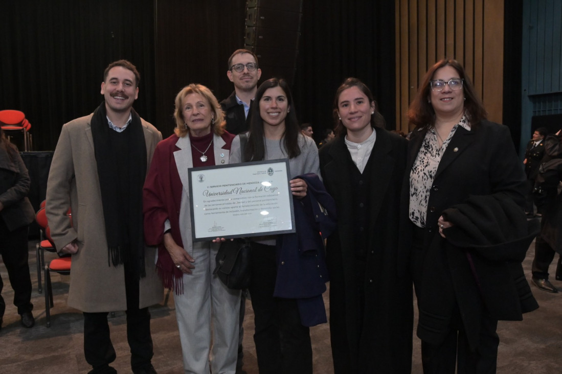 imagen Distinguen al programa de Educación en Contexto de Encierro de la UNCUYO 