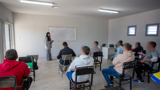 imagen Estudiar en contexto de encierro: inauguraron nuevas aulas en Almafuerte II 