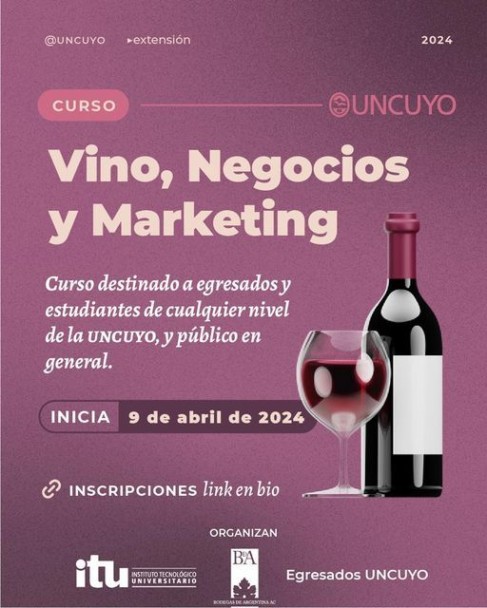 imagen Por cuarta vez la UNCUYO dicta el curso Vino, Negocios y Marketing