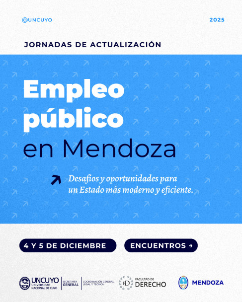 imagen Empleo público: la UNCUYO capacitará a equipos técnicos provinciales y municipales
