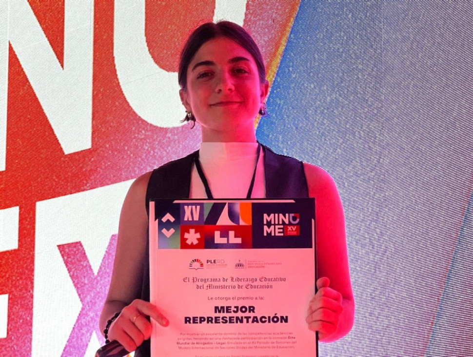 imagen Jóvenes por la Democracia: estudia en la UNCUYO y representará a la Argentina en Tokio
